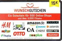 Wunschgutschein